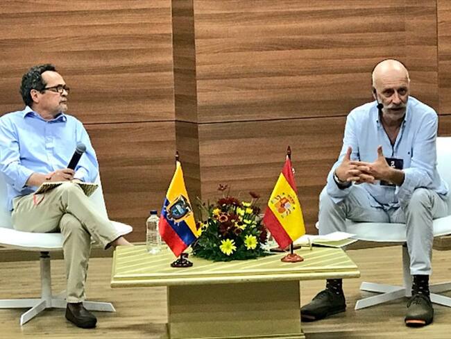 Rafael Manzano participó de la Cátedra de Europa en la Universidad del Norte. Foto: Silvana Salas (W Radio)