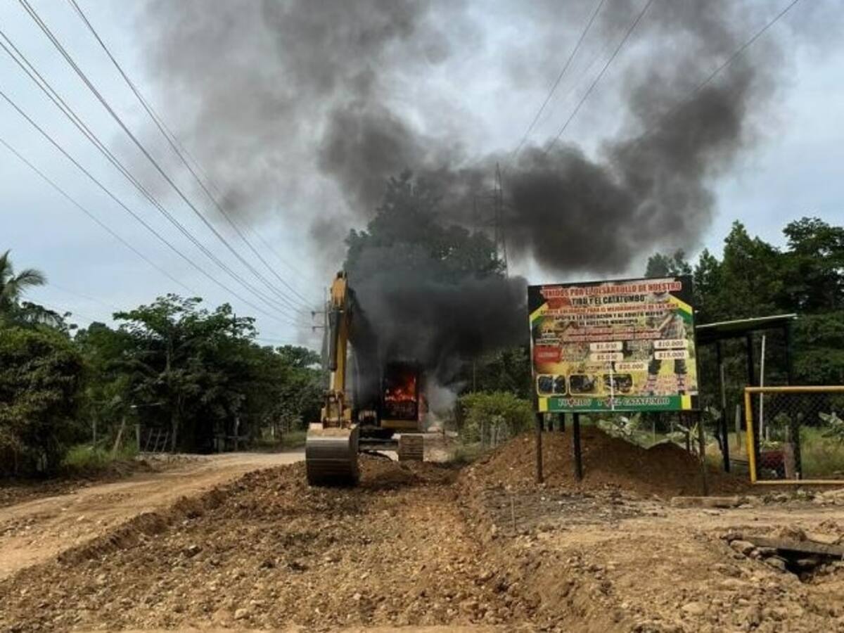 Reanudan la obra vial Cúcuta - Tibú, en Norte de Santander