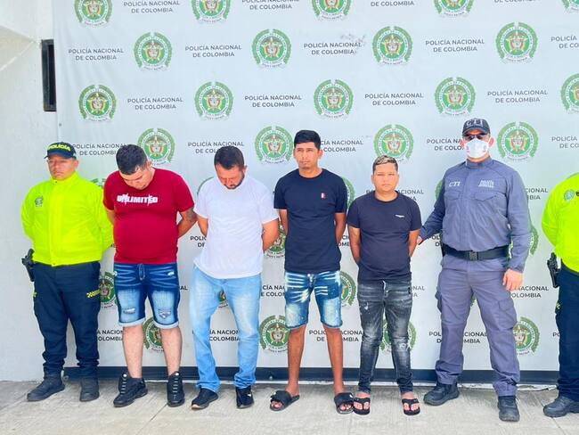 Policía captura a responsables de triple homicidio en la vereda Ayapel, Santa Marta