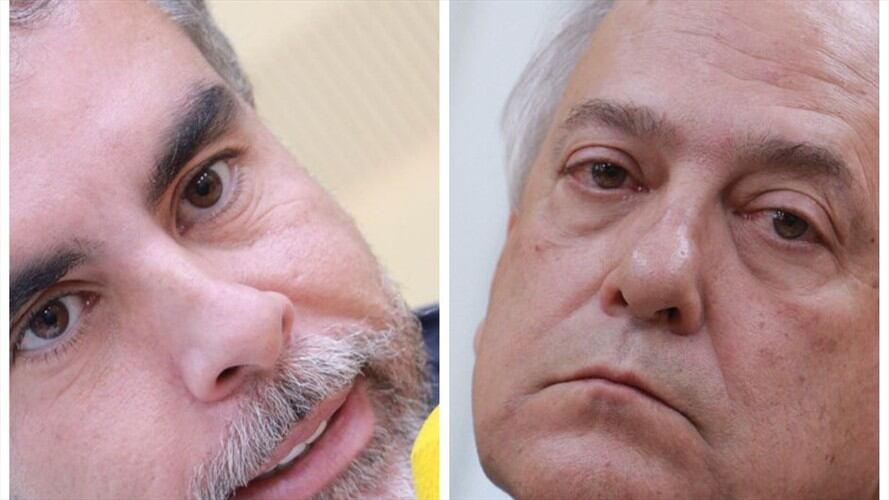 Los senadores Armando Benedetti y José Obdulio Gaviria. Foto: Redacción W Radio