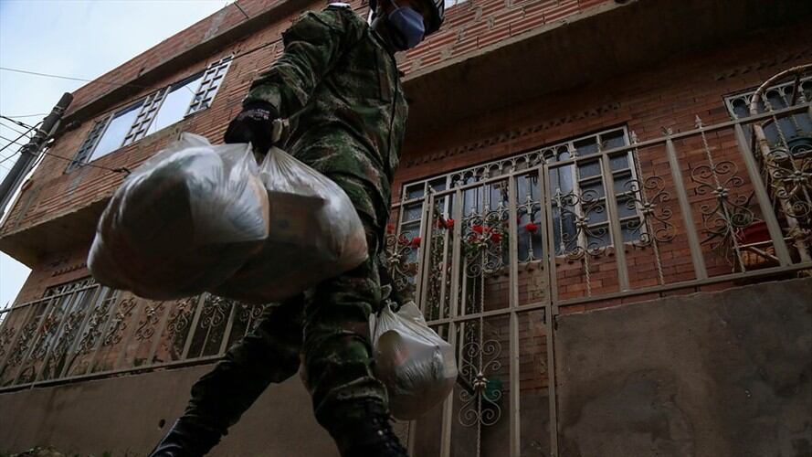 Más de 5.000 casos de COVID-19 se han registrado en las Fuerzas Militares y Policía. Foto: Colprensa