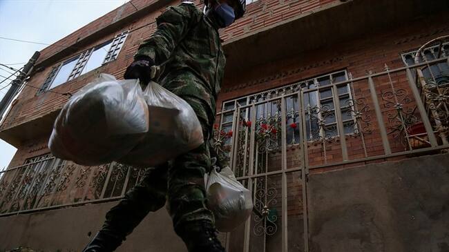 Más de 5.000 casos de COVID-19 se han registrado en las Fuerzas Militares y Policía. Foto: Colprensa