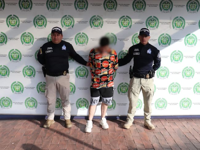 Captura de Alias 'El Mico'. Foto: Policía Nacional