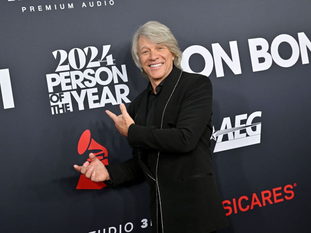Los Grammy premian al músico estadounidense Jon Bon Jovi como Persona del Año 2024