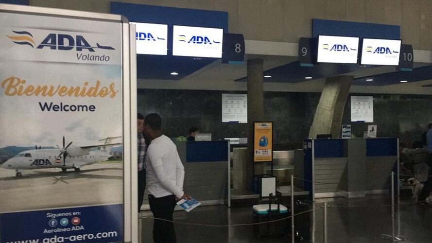 ADA Aerolínea De Antioquia. Foto: Cortesía