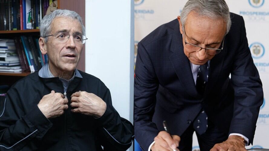 Francisco de Roux y Rubén Darío Acevedo. Foto: Colprensa - CNMH