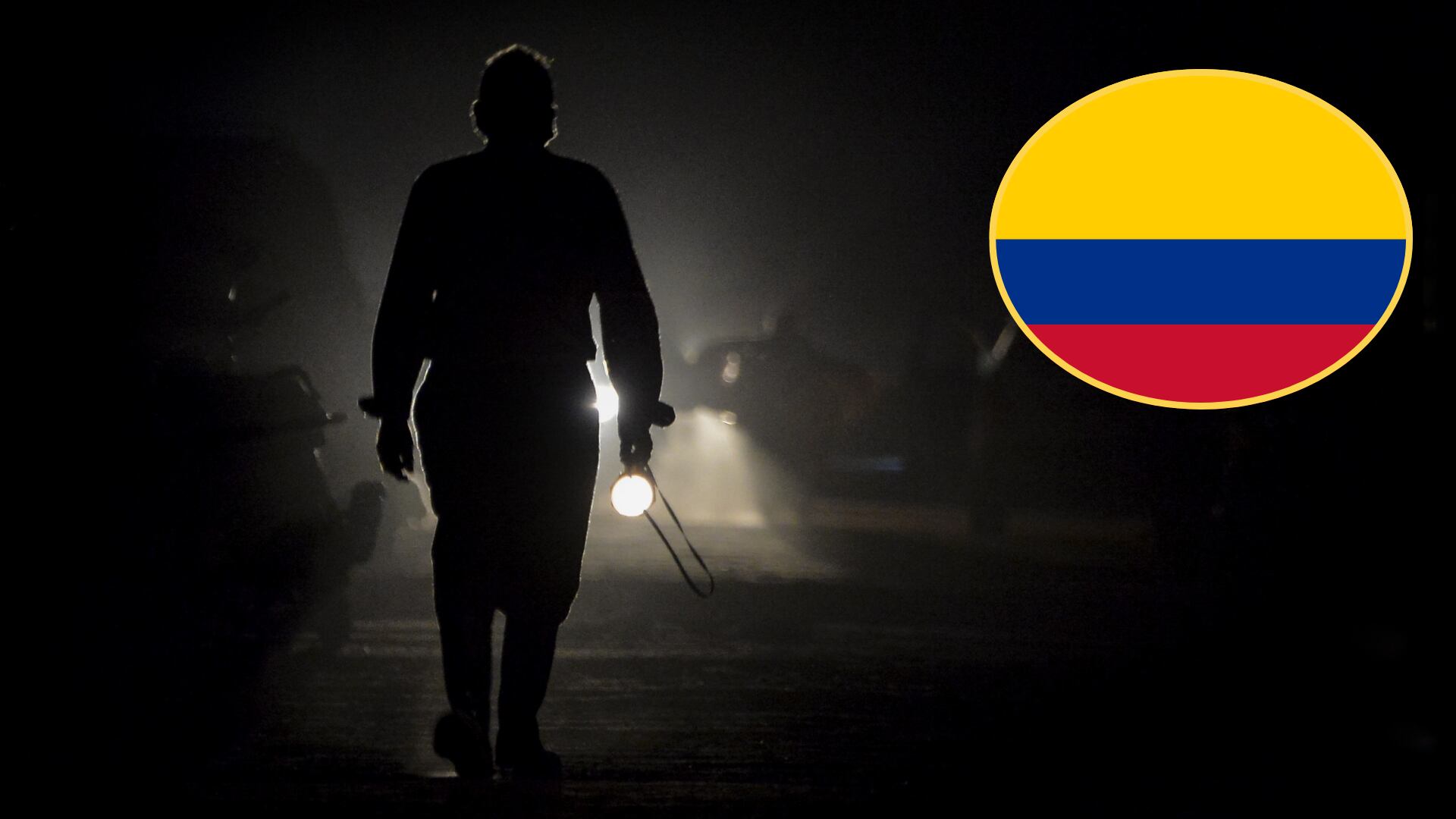 Apagón en Colombia. Foto: LUIS ROBAYO/AFP via Getty Images.