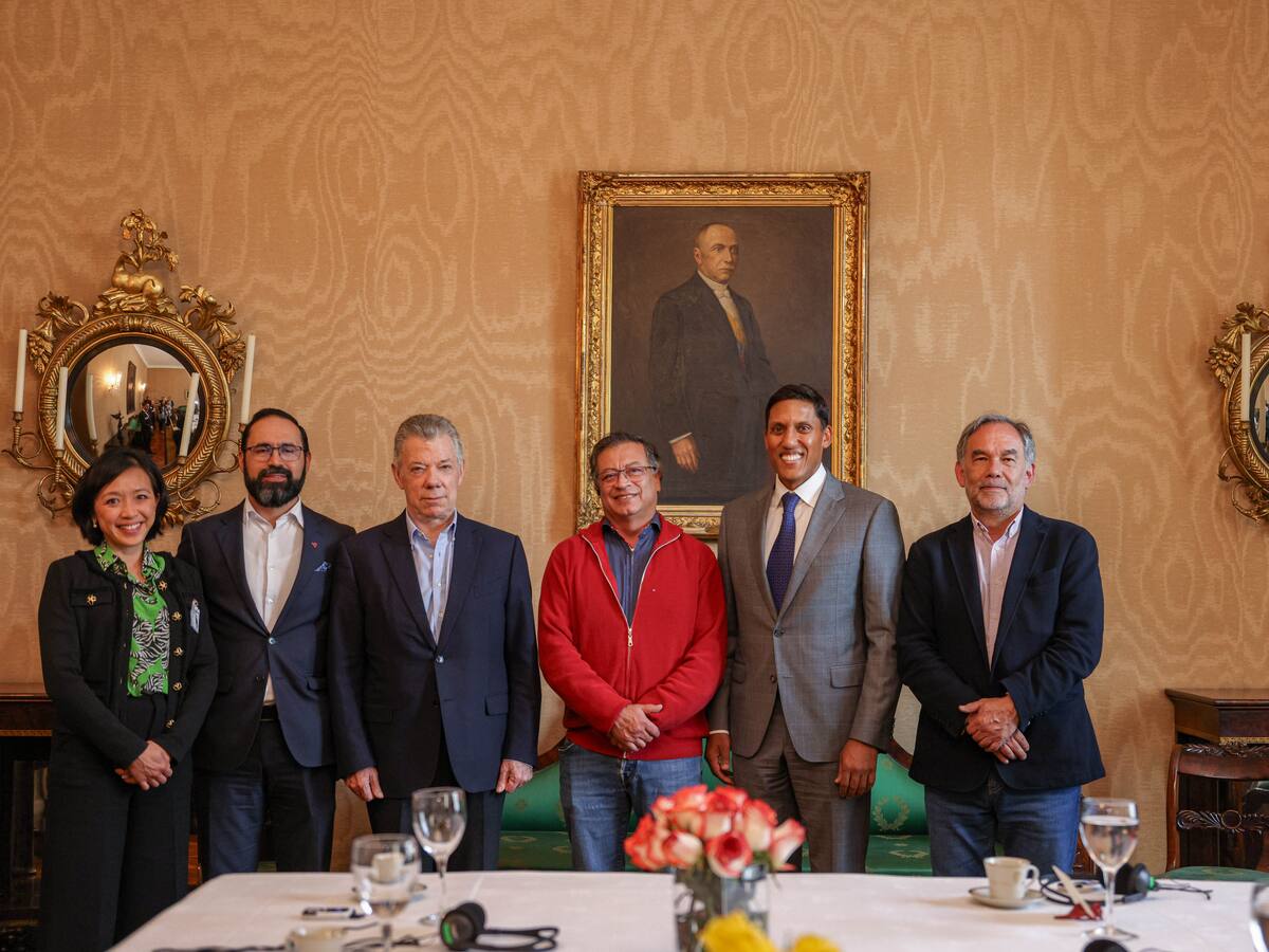 Petro se reunió con representantes de la Fundación Rockefeller