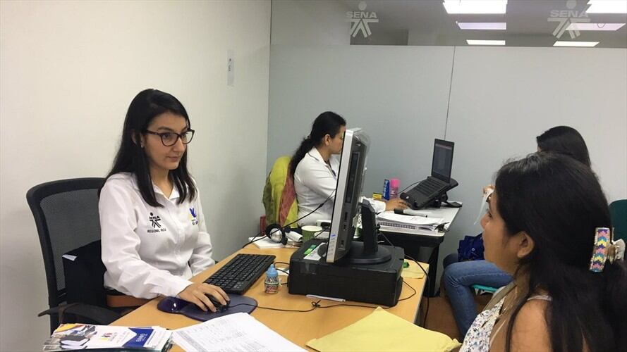 Oficinas en el SENA. Foto: Colprensa