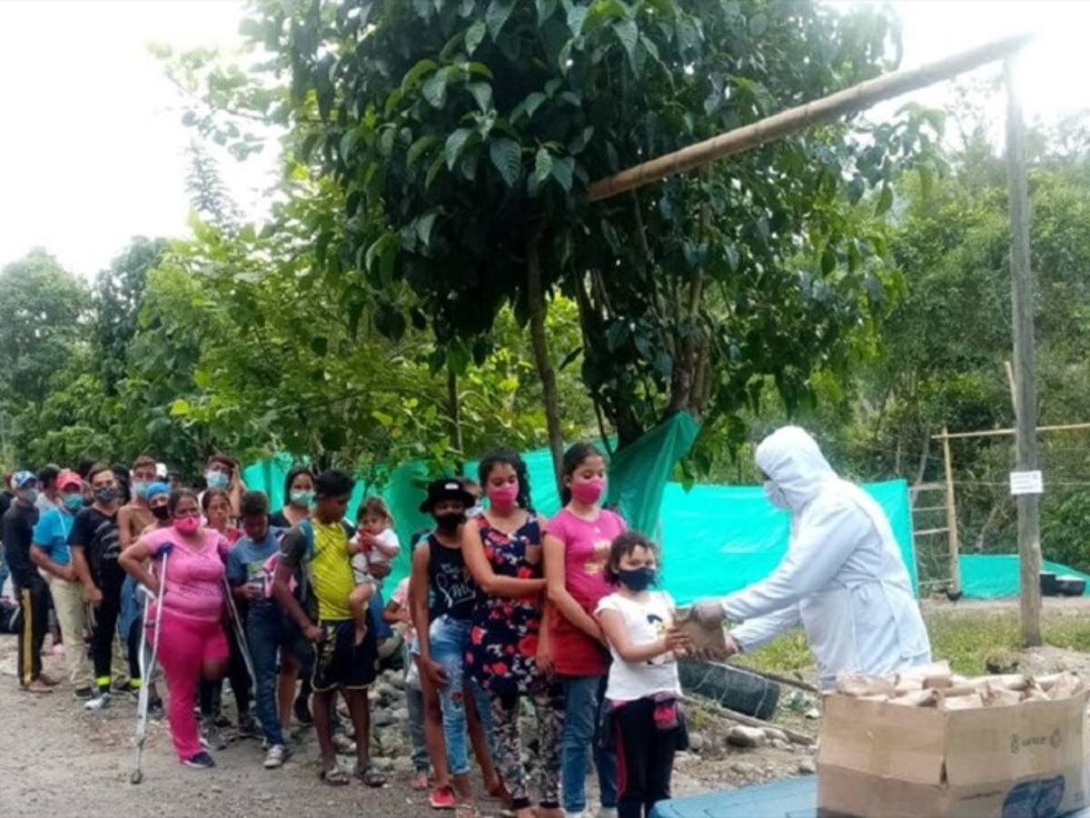 En precarias condiciones llegan caminantes venezolanos a Norte de Santander