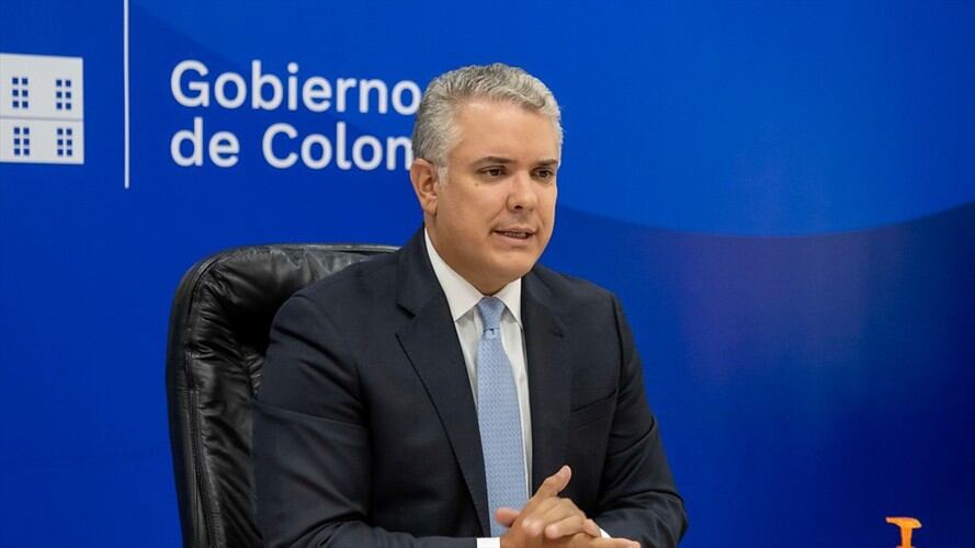 Este martes 11 de mayo, hacia el mediodía, el presidente Iván Duque viajó a Cali de improviso. Foto: Colprensa / PRESIDENCIA