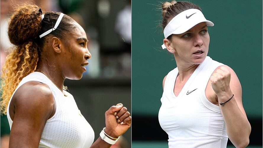 Serena Williams, siete veces campeona de Wimbledon, volverá a disputar la final este año, contra la rumana Simona Halep. Foto: Getty Images