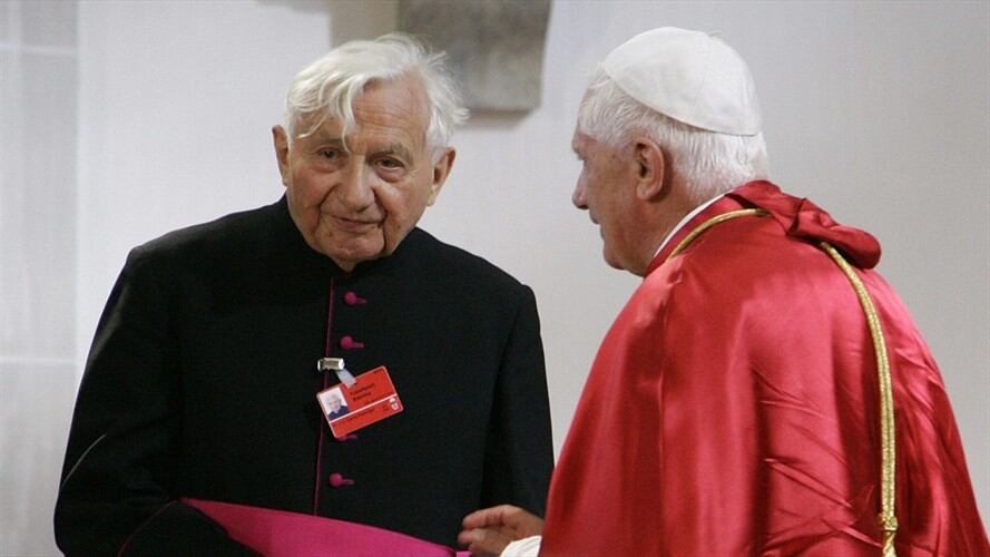 Georg Ratzinger, hermano del papa emérito Benedicto XVI, murió a los 96 años. Foto: Getty Images
