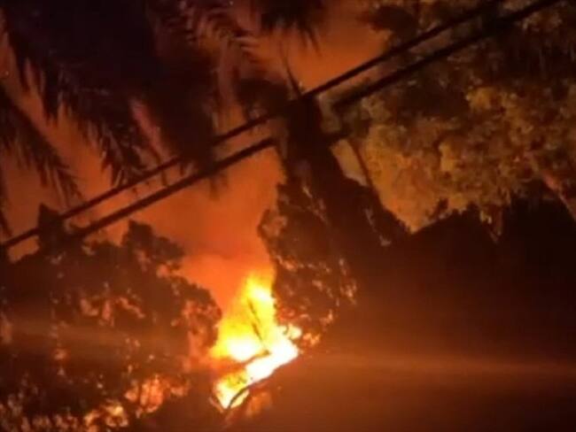 Acción violenta en el municipio de Tibú, Norte de Santander . Foto: Cortesía W Radio