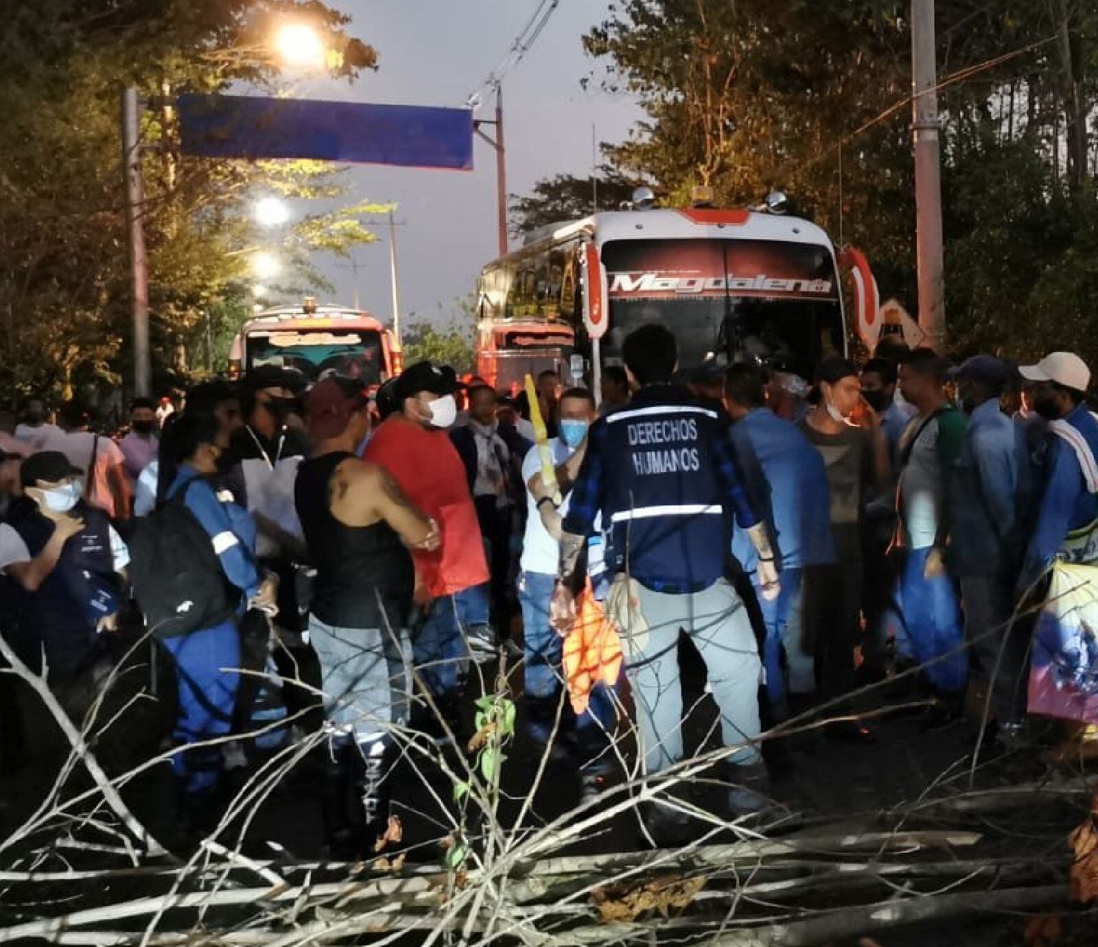 Bloqueo Puerto Wilches/ cortesía