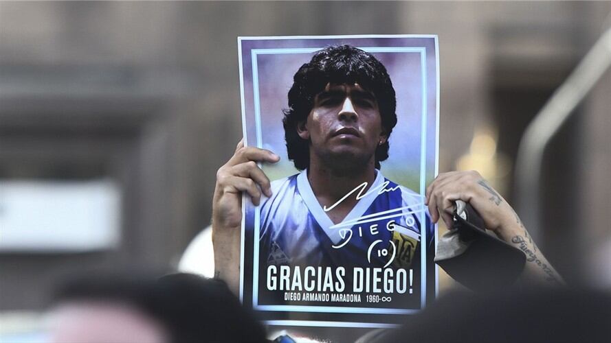 Velorio de Maradona. Foto: Rodrigo Valle/Getty Images
