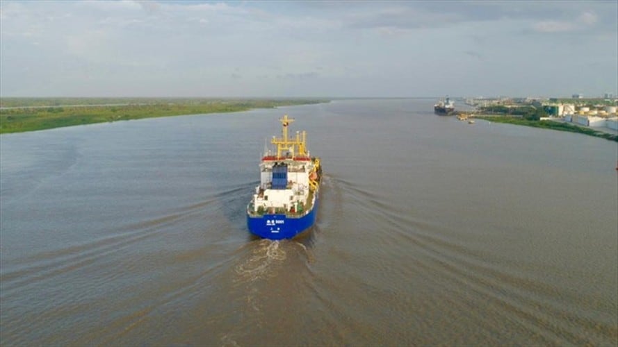 Zona Portuaria de Barranquilla. Foto: Cortesía Cormagdalena