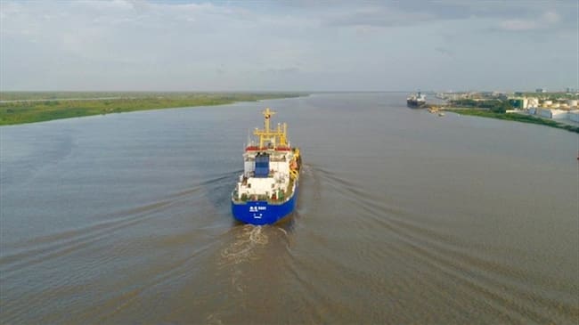 Zona Portuaria de Barranquilla. Foto: Cortesía Cormagdalena