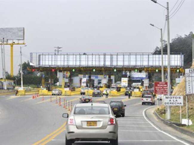 Peajes de vía Bogotá - Villavicencio tendrán incremento en sus precios