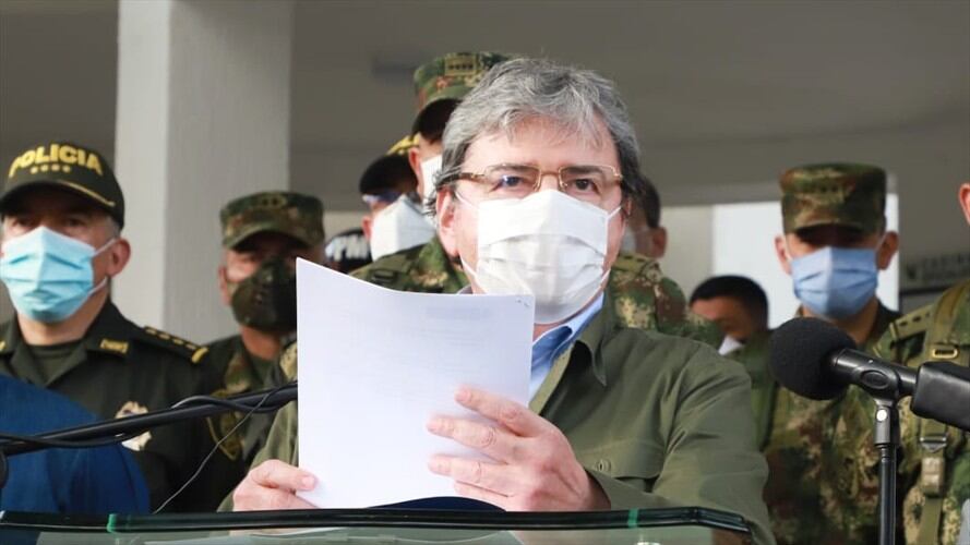 Llano Verde ha vivido las 72 horas más difíciles de la historia reciente de Cali. Foto: Cortesía Ministerio de Defensa