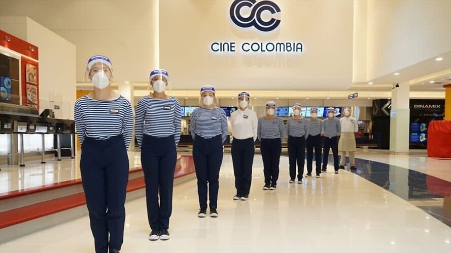 Cine Colombia anuncia su reapertura tras un año y medio de cierre. Foto: Colprensa