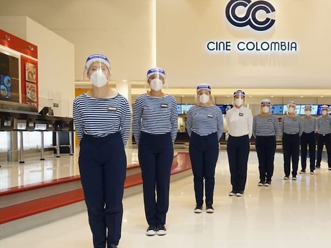 Cine Colombia anuncia su reapertura tras un año y medio de cierre. Foto: Colprensa