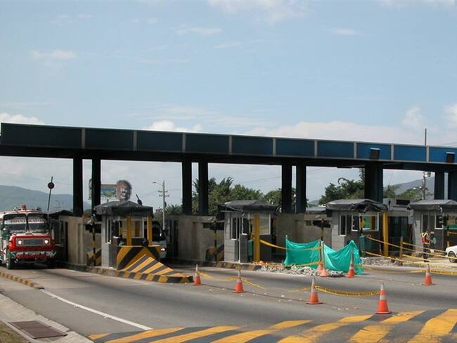 Obras en vía Bogotá Girardot. Foto: Colprensa