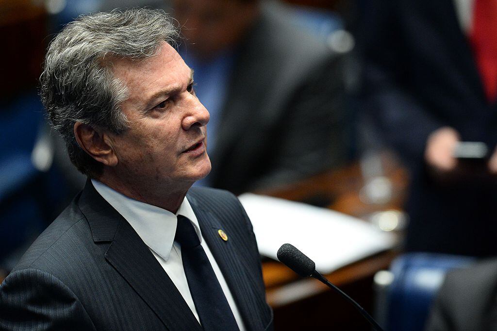Exmandatario de Brasil Fernando Collor de Mello. FOTO: ANDRESSA ANHOLETE/AFP via Getty Images
