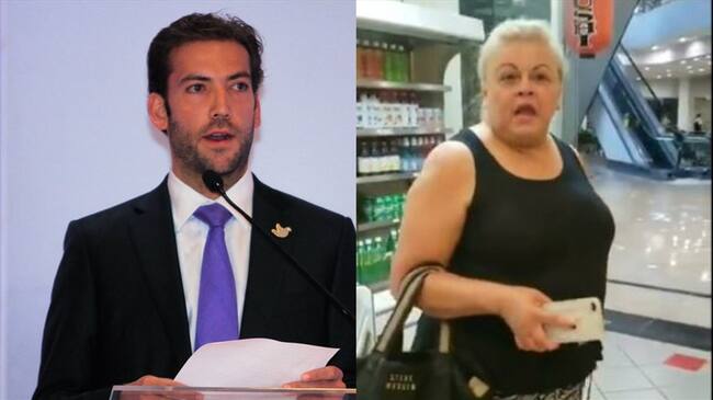 El recital de insultos que recibió Martín Santos por parte de una señora. Foto: