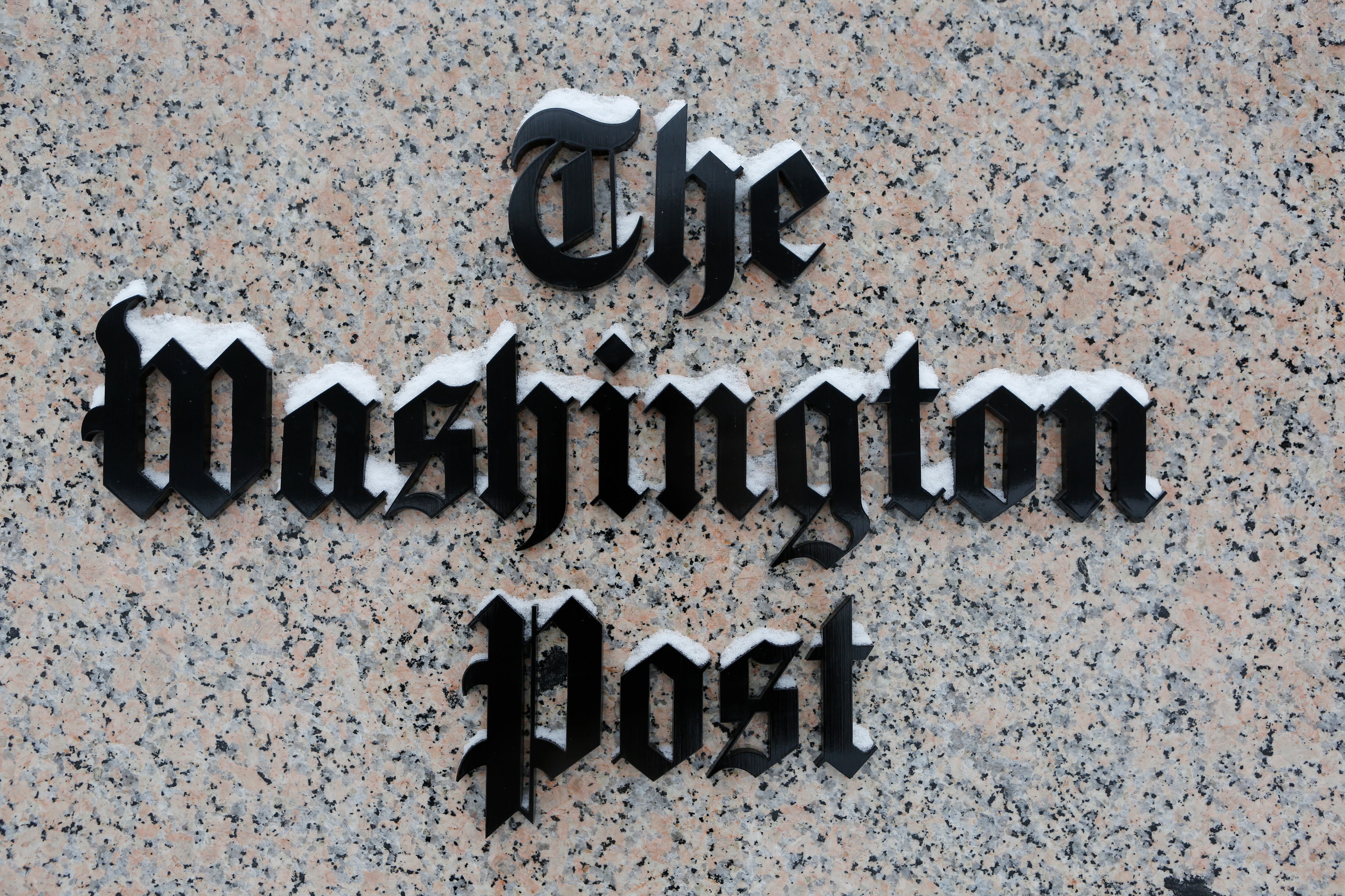 Washington Post logo FOTO: Oliver Contreras/For The Washington Post via Getty Images)