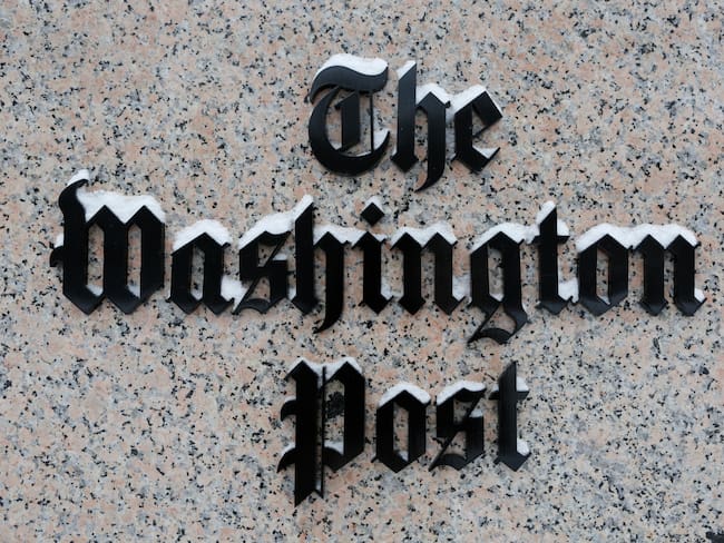 Washington Post logo FOTO: Oliver Contreras/For The Washington Post via Getty Images)