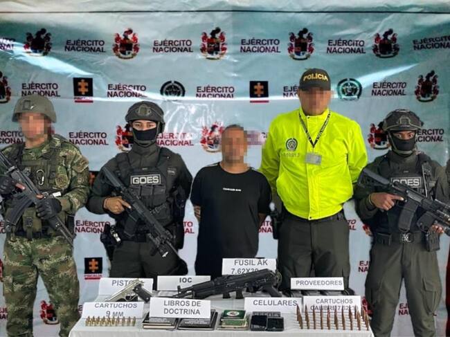 Captura de cabecilla de Clan del Golfo capturado. Foto: Ejército