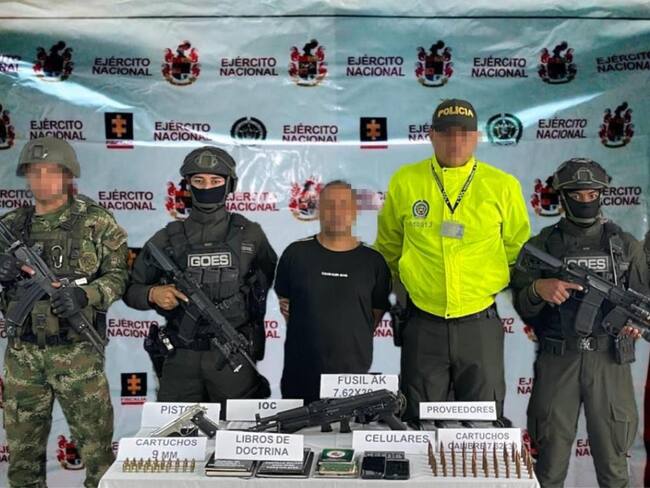 Captura de cabecilla de Clan del Golfo capturado. Foto: Ejército