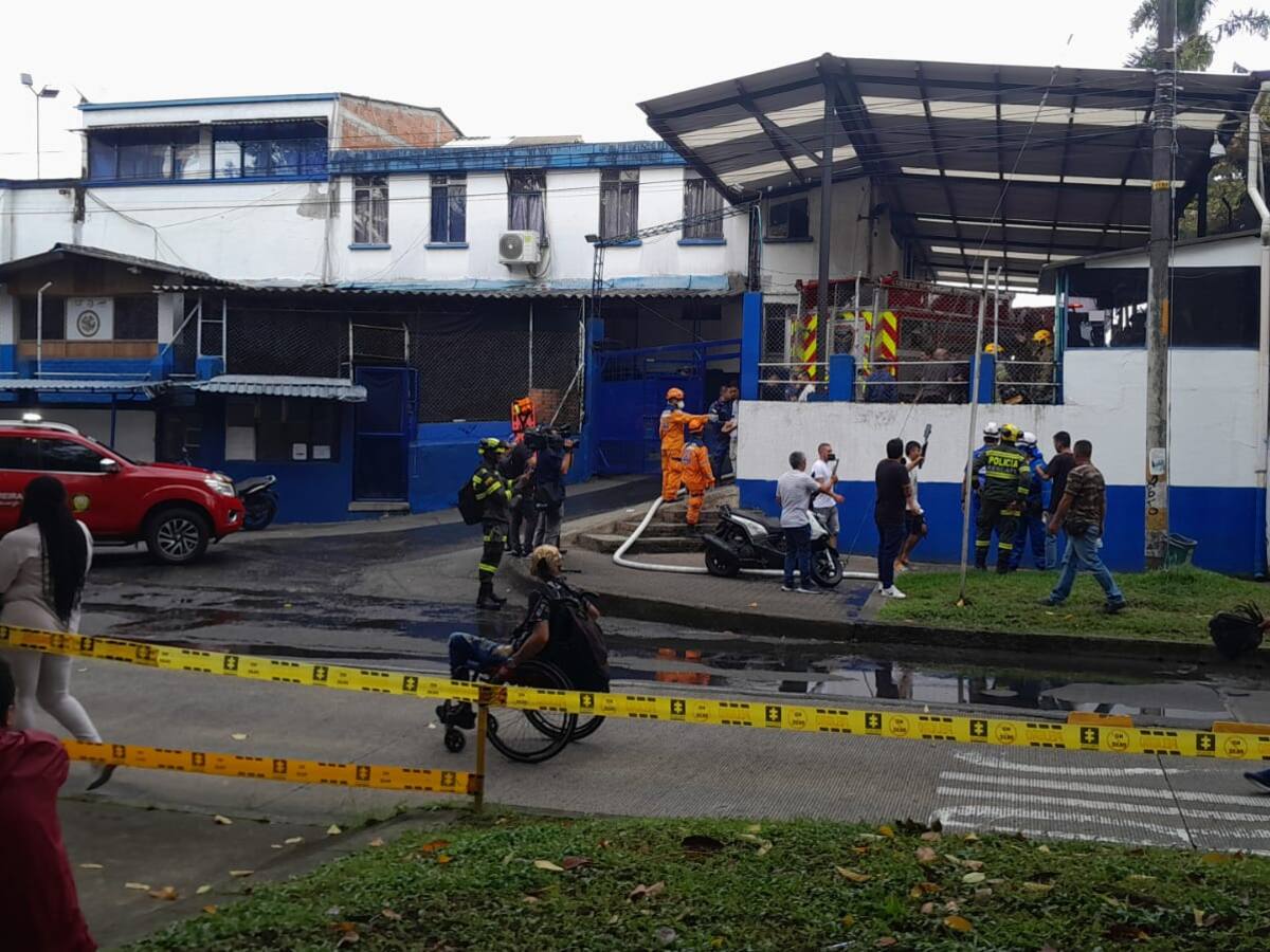 Investigan causas del incendio registrado en la cárcel de hombres La 40 de Pereira