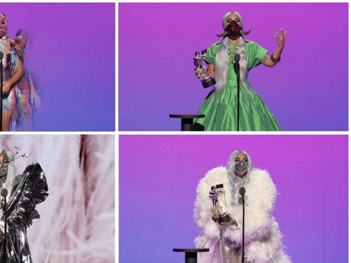 Los tapabocas de Lady Gaga, los ganadores en los premios MTV