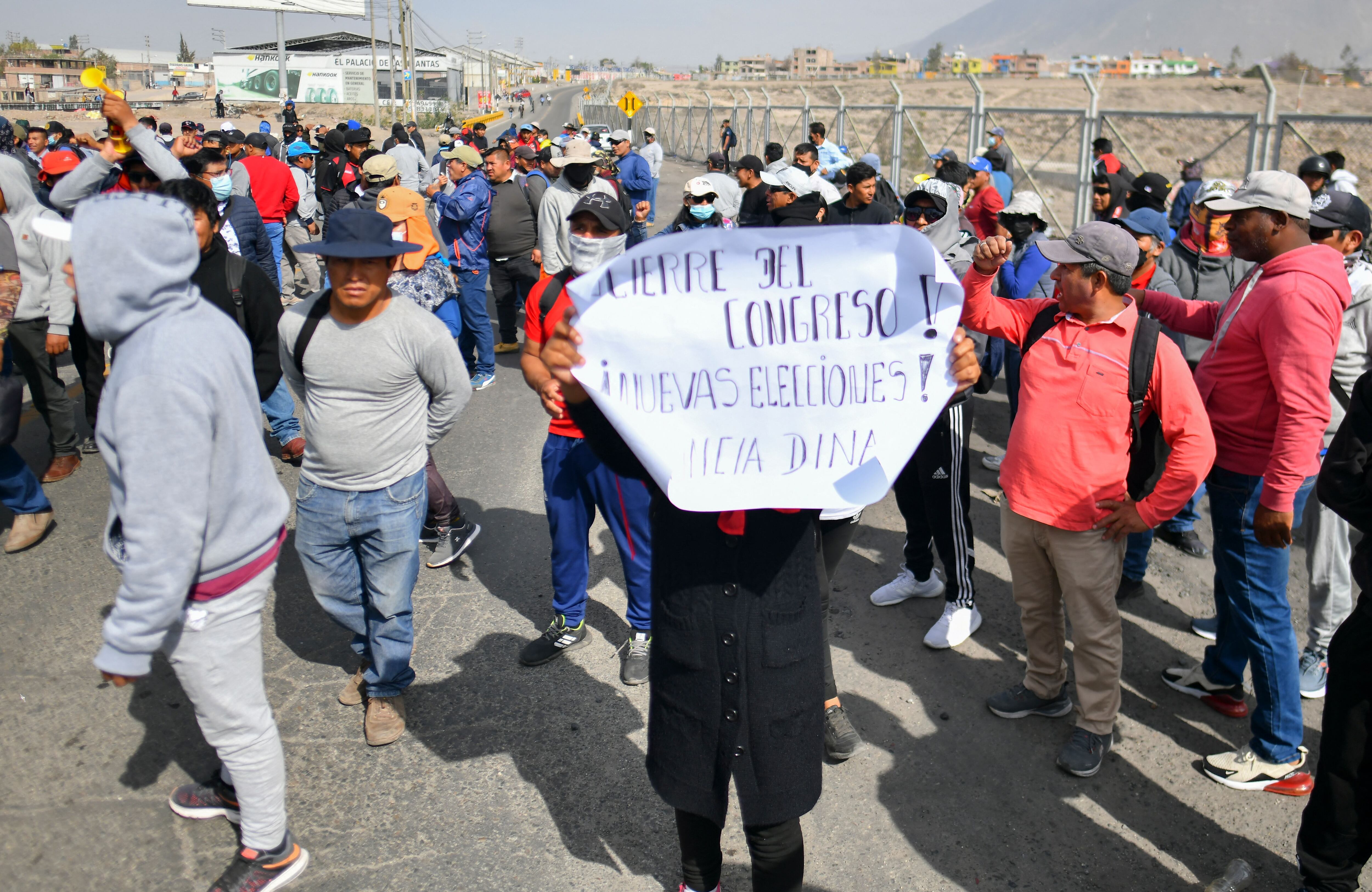 Manifestaciones en Arequipa, Perú / Foto: GettyImages.