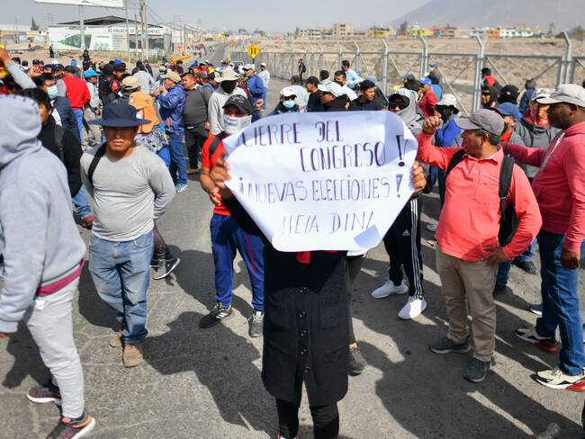 Manifestaciones en Arequipa, Perú / Foto: GettyImages.