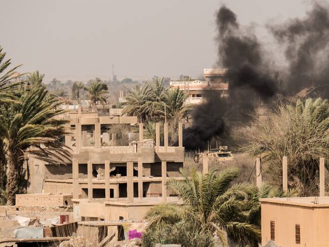 Imagen referencia de bombardeo. Foto: Getty Images