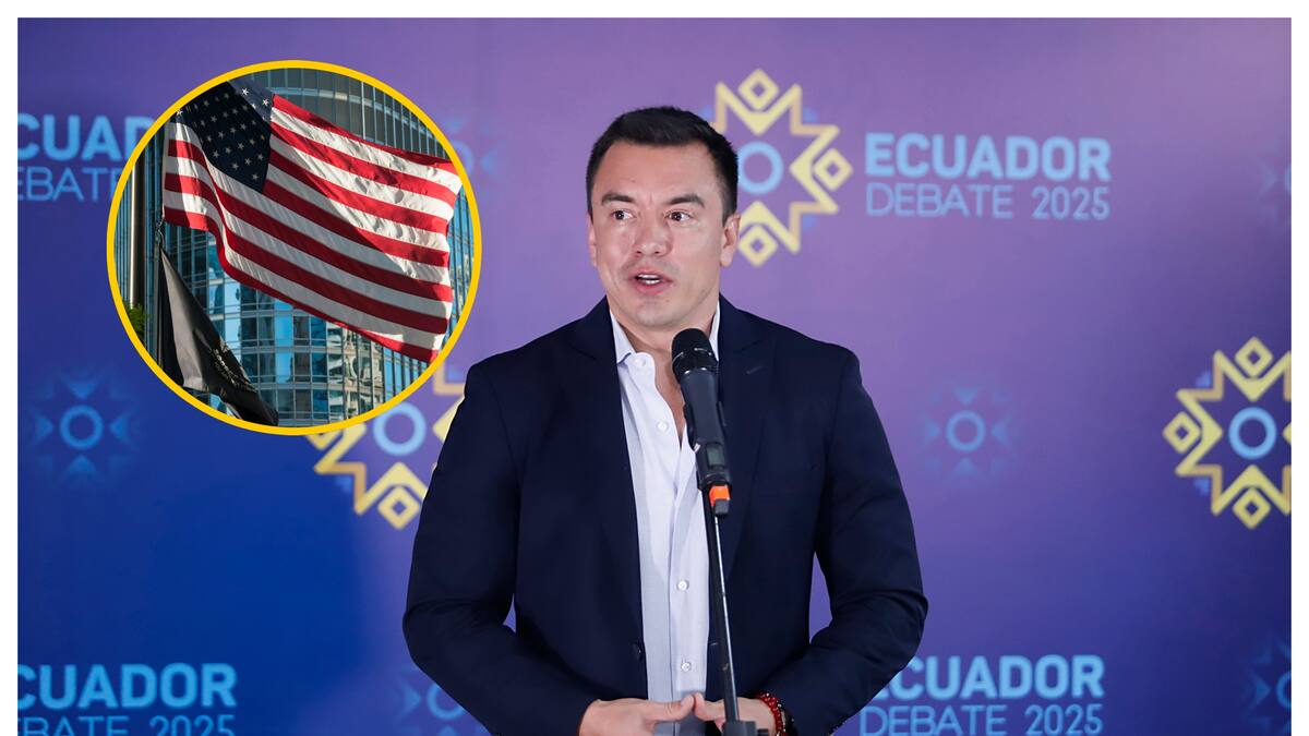 Daniel Noboa, presidente de Ecuador, pidió apoyo militar a EE.UU. en reunión con Trump