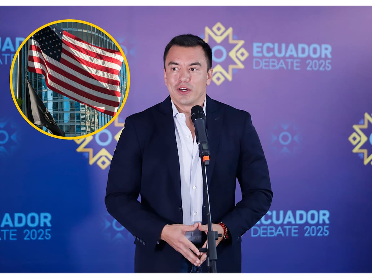 Daniel Noboa, presidente de Ecuador, pidió apoyo militar a EE.UU. en reunión con Trump