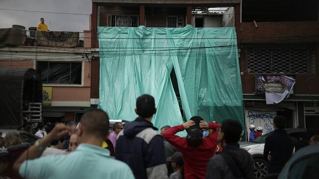 Identifican cuerpos de la explosión de Engativá. Foto: Colprensa