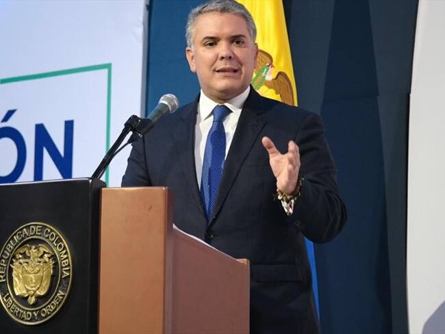 Duque sancionará ley estatutaria de la JEP y acusó a Santrich de mafioso. Foto: Presidencia