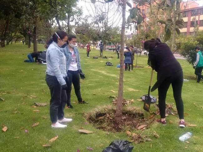 ‘Megaplantatón’ de árboles en Bogotá. Foto: Jardín Botánico