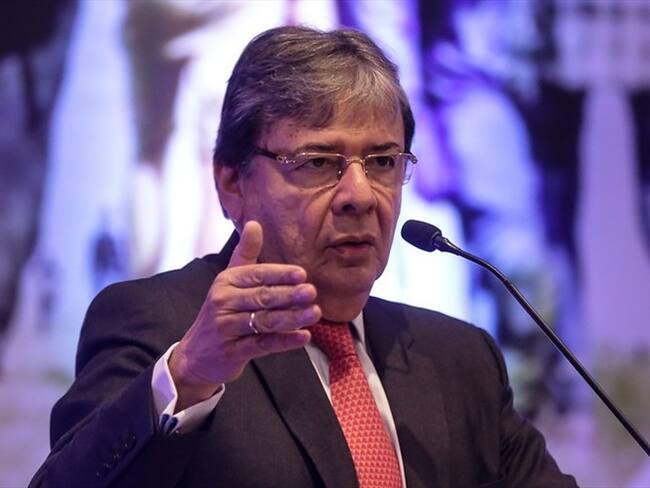 El canciller Carlos Holmes Trujillo reiteró que la información entregada por el funcionario no es cierta. Foto: Colprensa