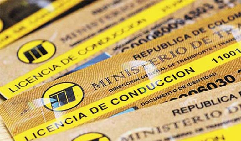 Licencias de conducción.