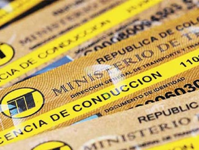 Licencias de conducción. Foto: Colprensa.