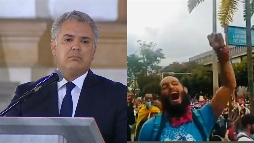 El presidente Iván Duque lamentó la muerte del joven Lucas Villa. Foto: Colprensa