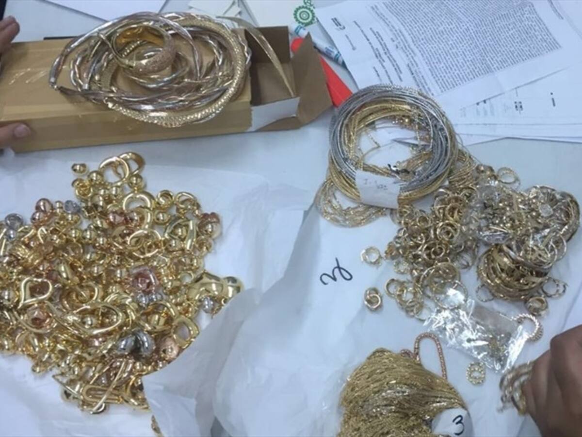 Capturan a tres personas por tráfico ilícito de oro y plata