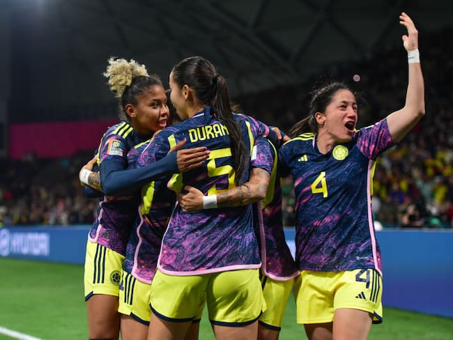 Selección Colombia femenina en el Mundial Femenino 2023 durante los octavos de final contra Jamaica. Foto:  Alexander Bogatyrev/SOPA Images/LightRocket via Getty Images.