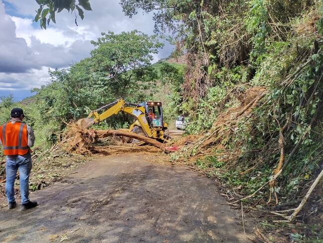 Diez municipios están en alerta por amenaza de deslizamientos de tierra en Córdoba. Foto: Cortesía alcaldía de Córdoba, Quindío (referencia).